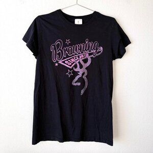 Browning Hunting Graphic Tee Shirt Women's Medium
